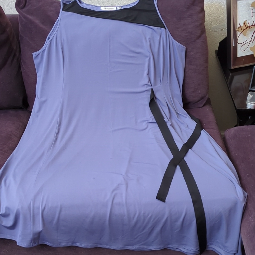 Project RUNWAY Lavender and Black Dress